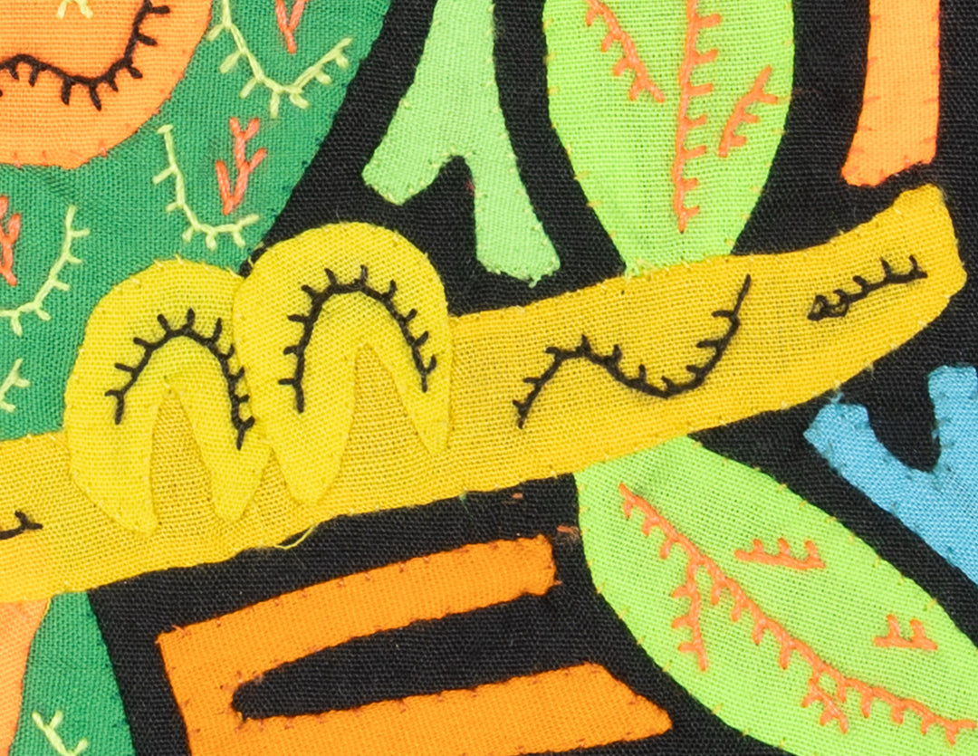 Multicolor Yellow Green And Orange Molita