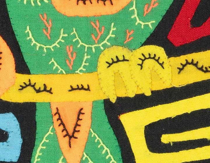 Multicolor Orange And Green Bird Molita