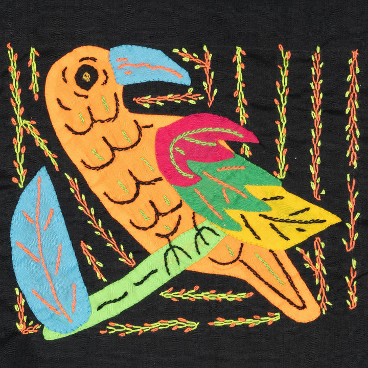 Multicolor Orange Red And Blue Bird Molita