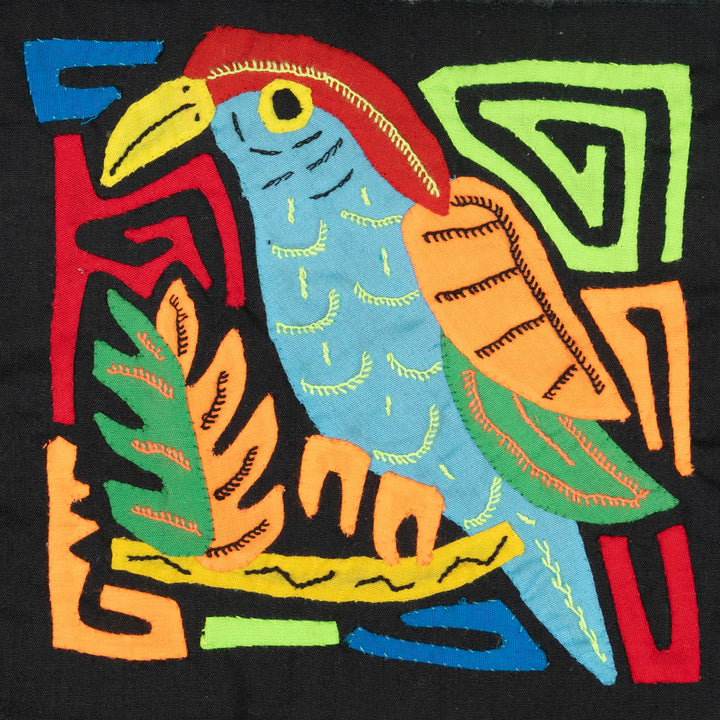 Multicolor Orange Red And Blue Bird Molita