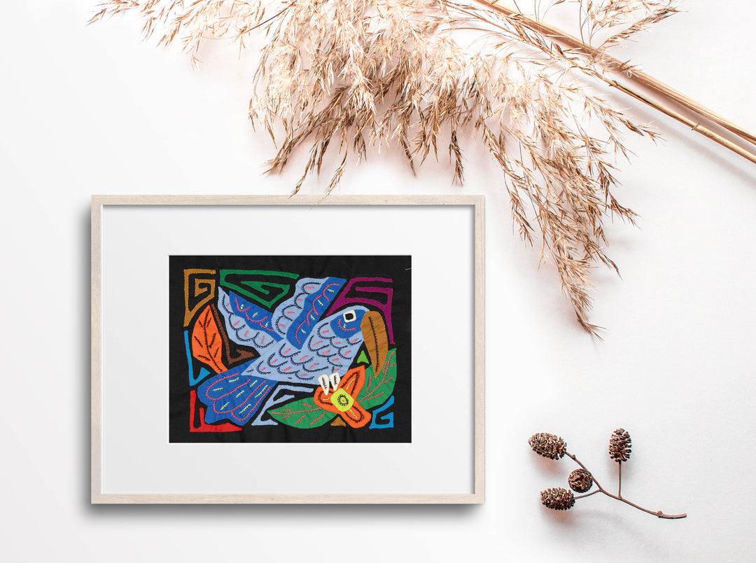 Multi-Color Bird Blue Molita
