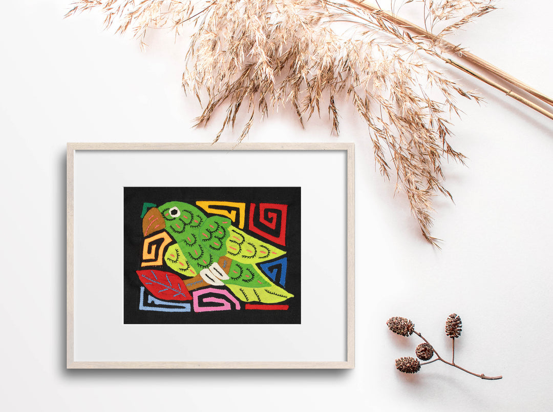 Multicolor Red Abd Green Bird Molita