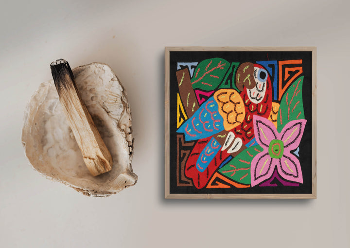 Multi-Color Bird Red And Blue Molita