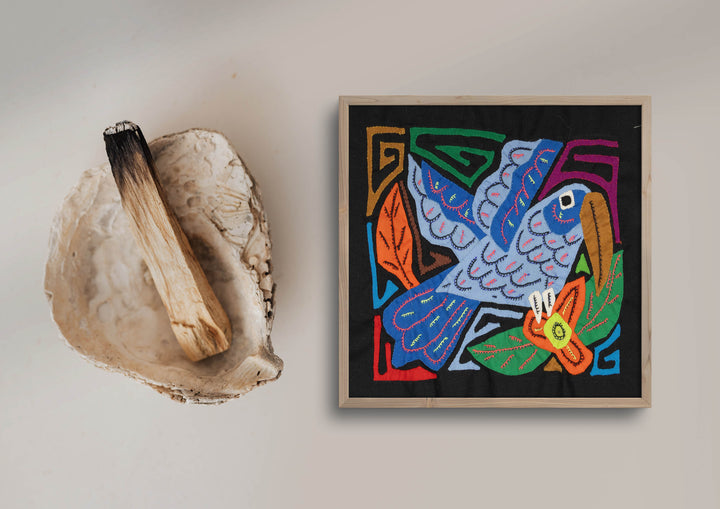 Multi-Color Bird Blue Molita