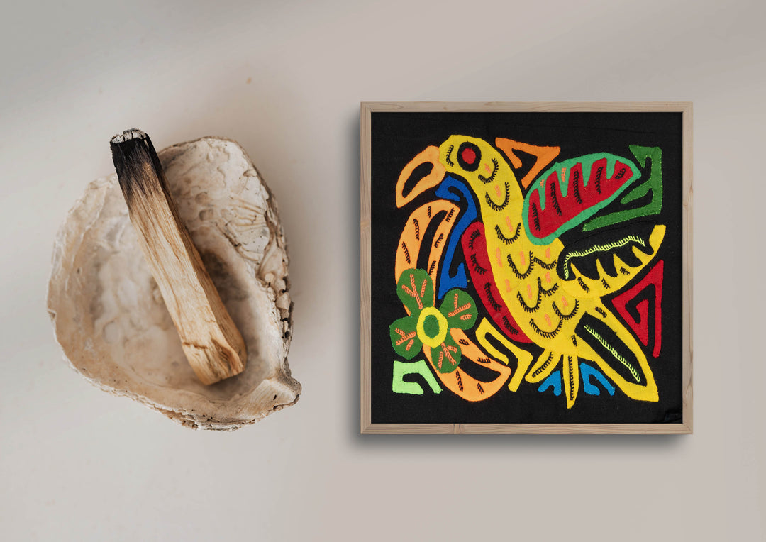 Multicolor Yellow Orange And Red Bird Molita