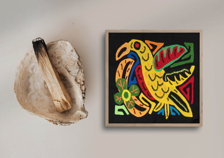 Multicolor Yellow Orange And Red Bird Molita