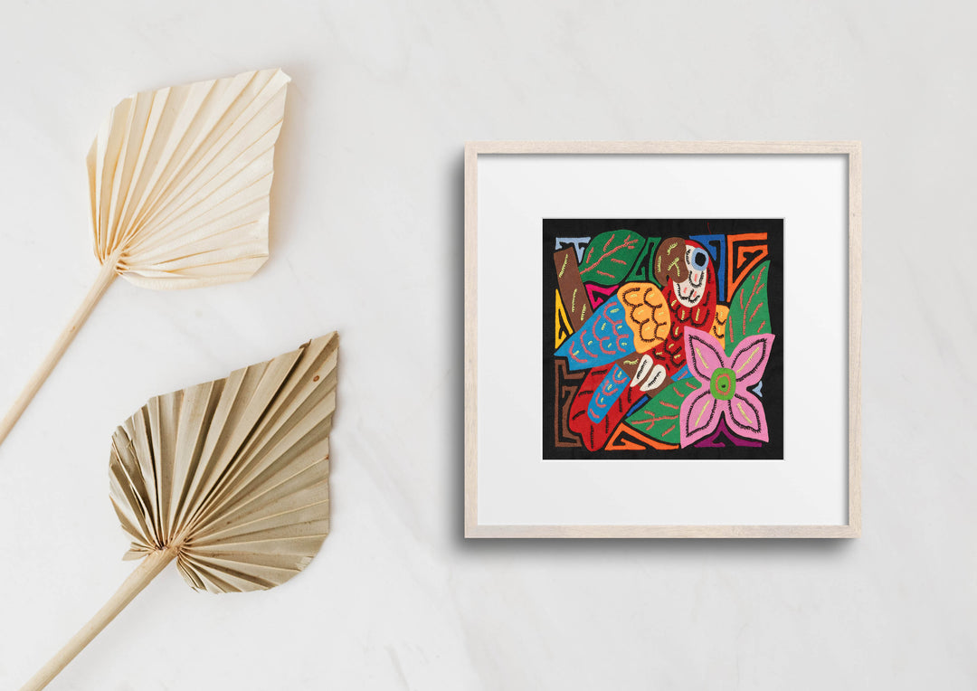 Multi-Color Bird Red And Blue Molita