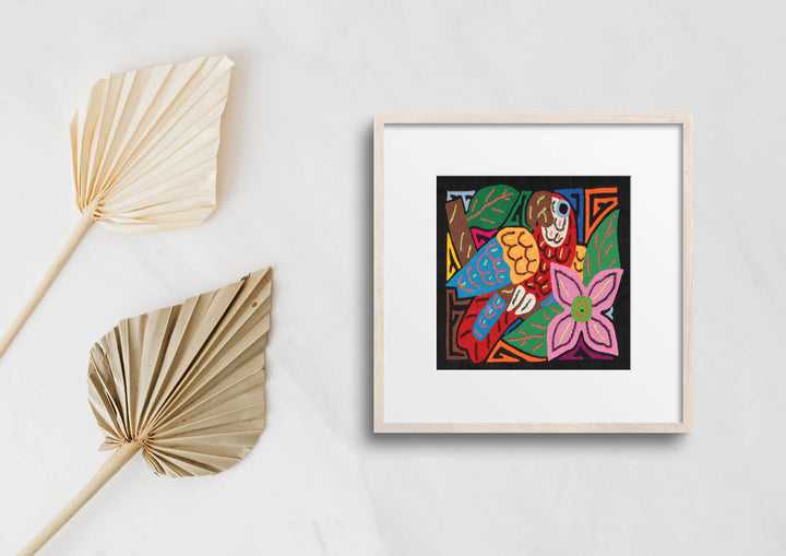 Multi-Color Bird Red And Blue Molita