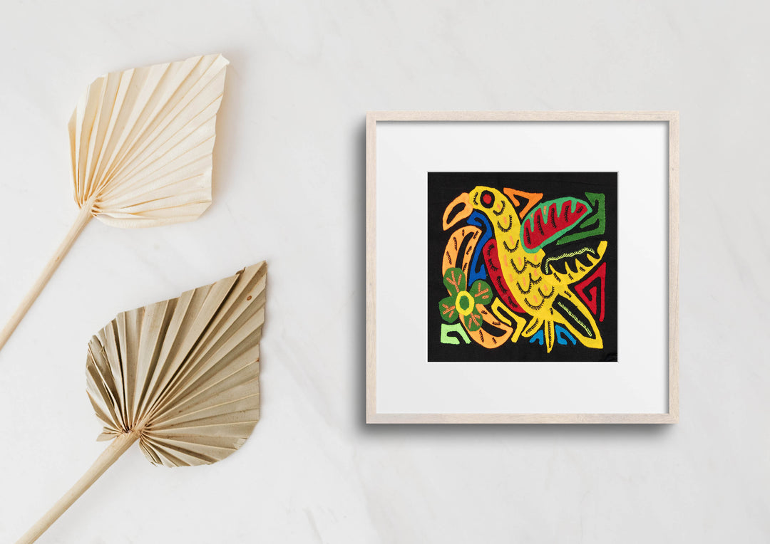 Multicolor Yellow Orange And Red Bird Molita