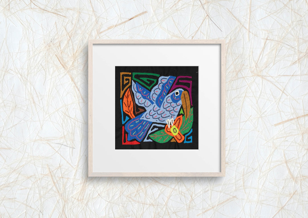 Multi-Color Bird Blue Molita