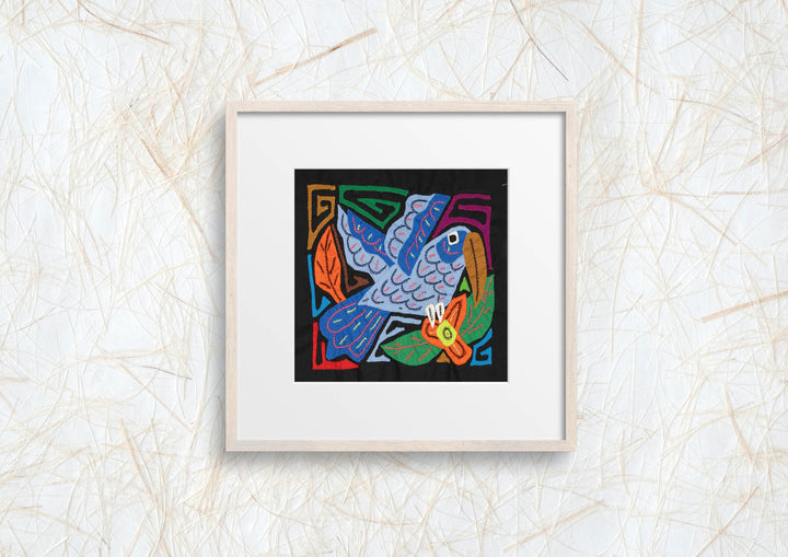 Multi-Color Bird Blue Molita