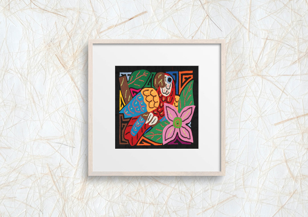 Multi-Color Bird Red And Blue Molita