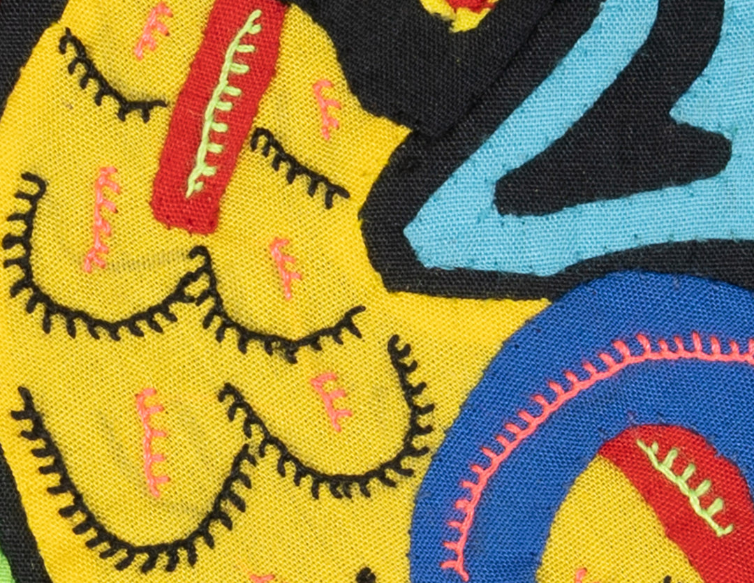 Multicolor Yellow Red And Blue Bird Molita