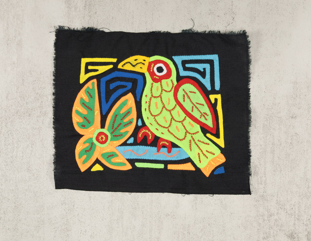 Multicolor Orange Red And Green Bird Molita