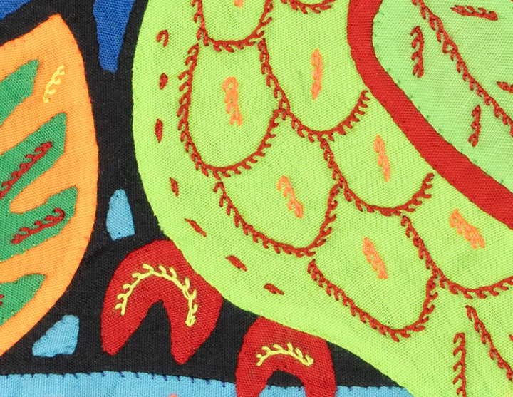 Multicolor Orange Red And Green Bird Molita