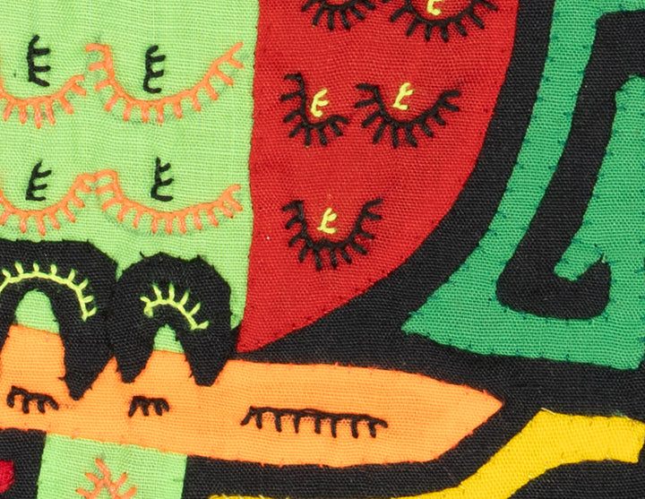 Multicolor Green And Red Molita