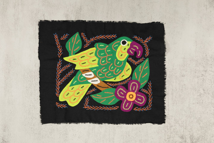 Multi-Color Parrot Bird Green And Orange Molita