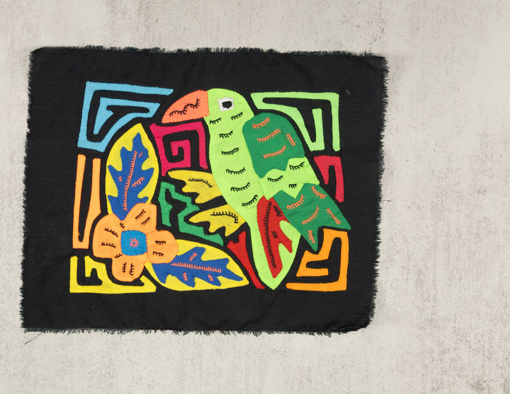 Multicolor Orange Red And Green Bird Molita