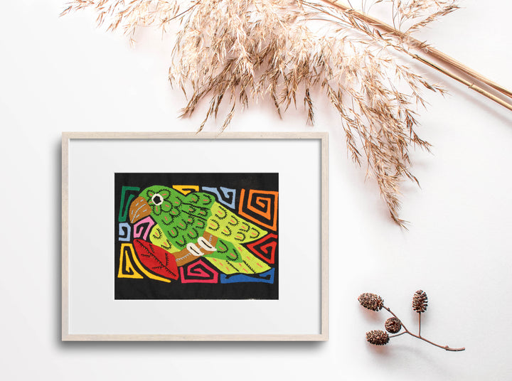 Multicolor Red Abd Green Bird Molita