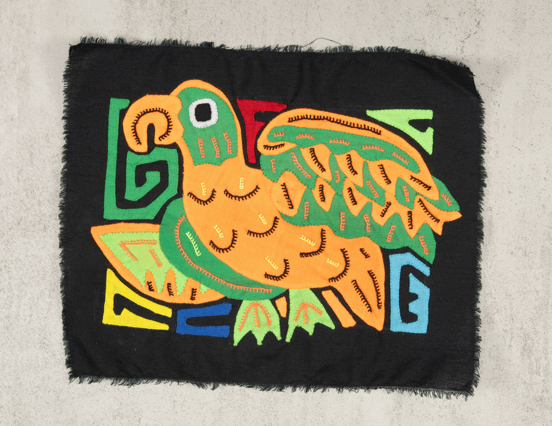 Multicolor Orange And Green Bird Molita