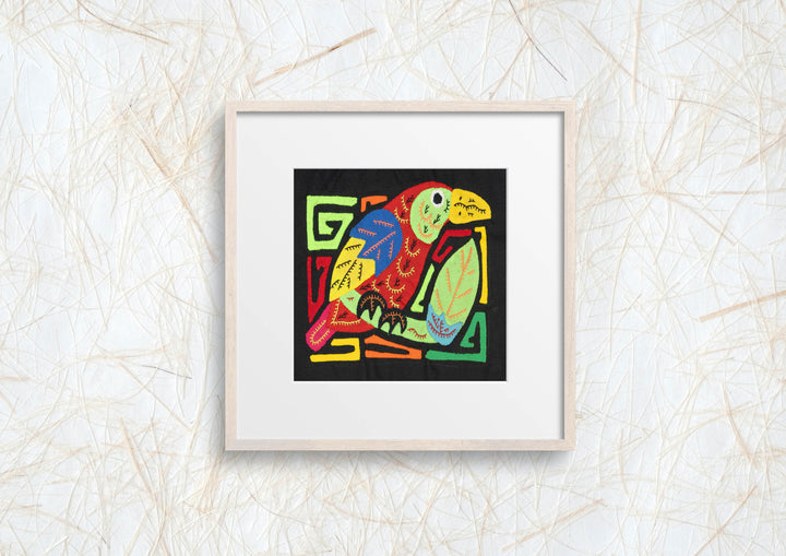 Multicolor Red And Blue Bird Molita
