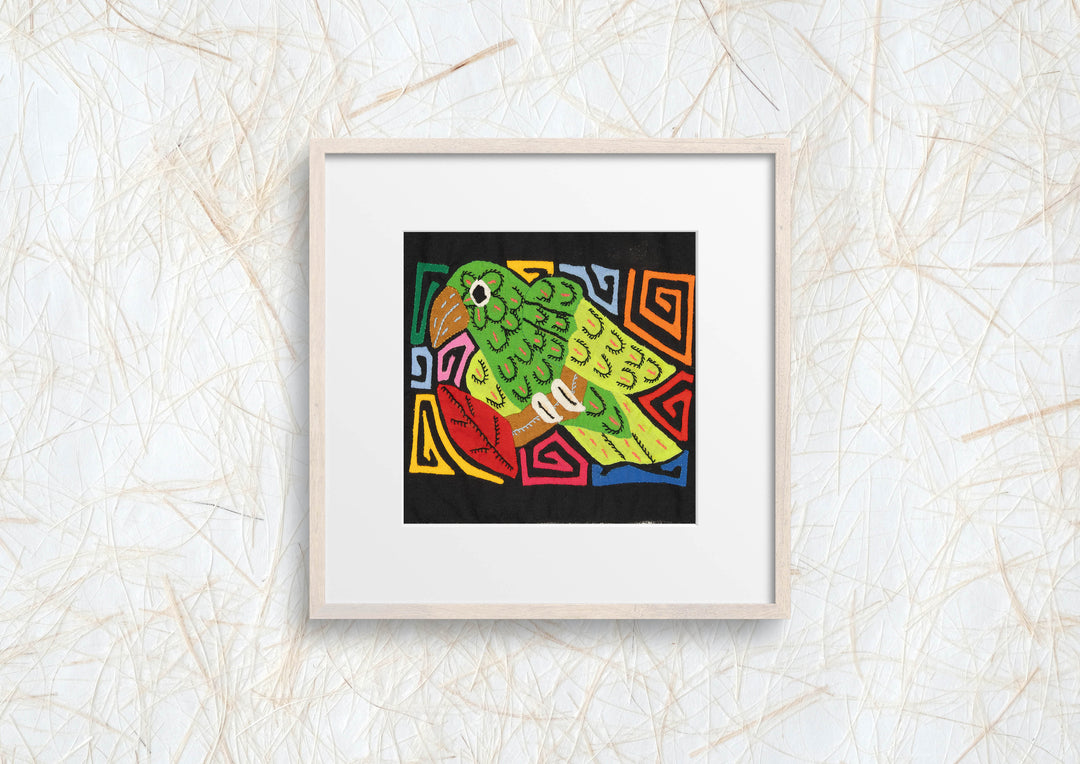 Multicolor Red Abd Green Bird Molita