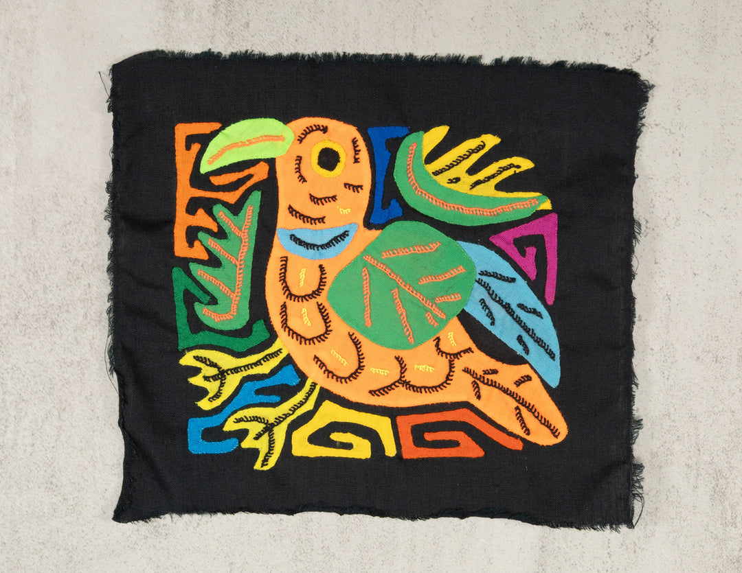 Multicolor Orange And Green Bird Molita