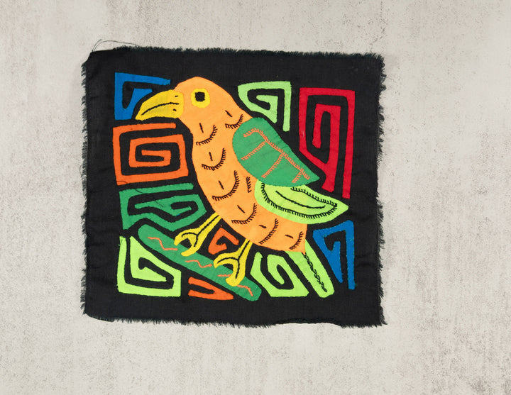 Multicolor Orange Red And Green Bird Molita