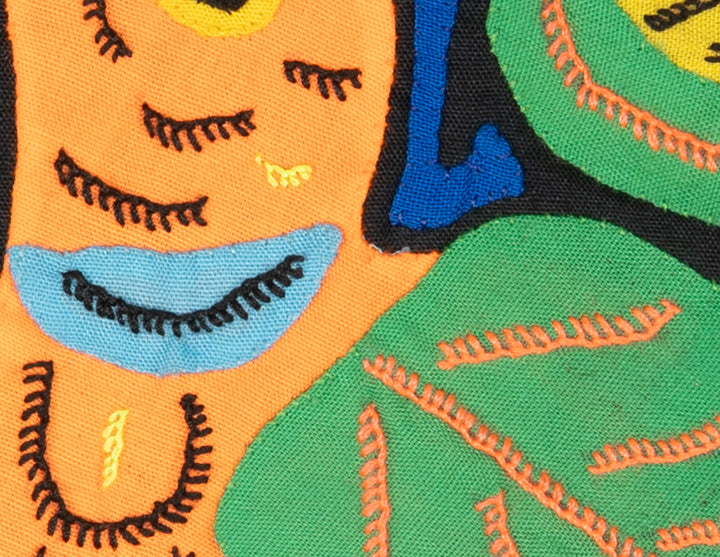 Multicolor Orange And Green Bird Molita