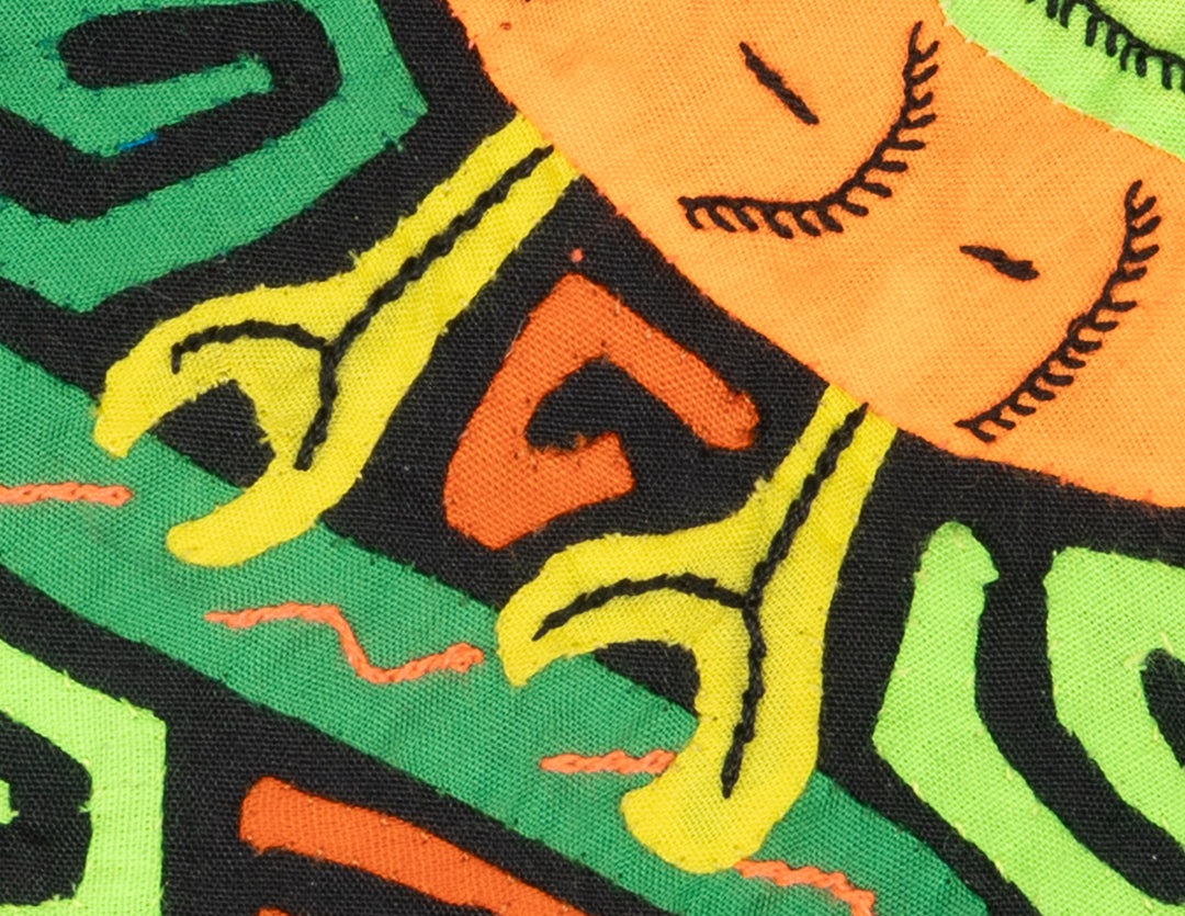 Multicolor Orange Red And Green Bird Molita