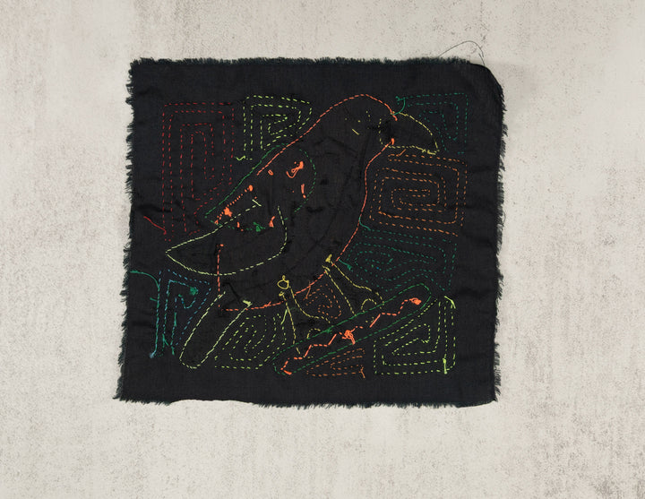 Multicolor Orange Red And Green Bird Molita