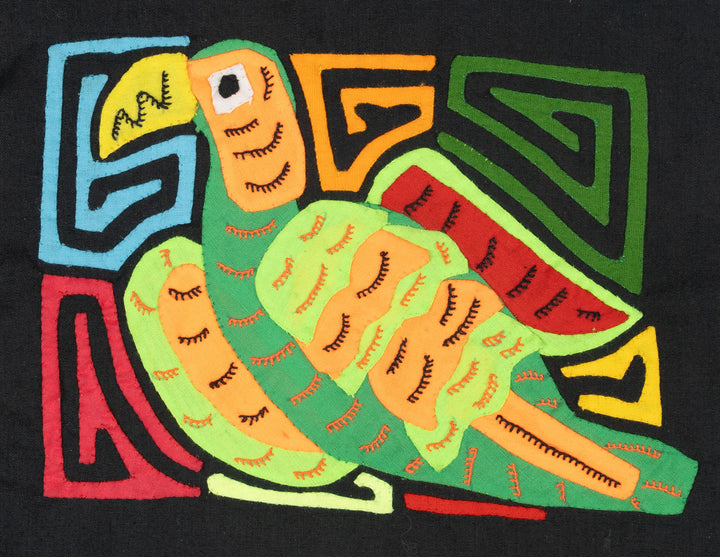 Multicolor Orange Red And Green Bird Molita