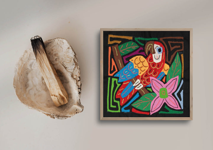 Multi-Color Parrot Bird Red And Blue Molita