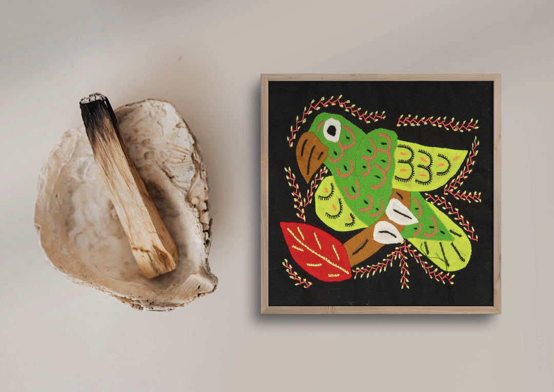 Multicolor Red Abd Green Bird Molita