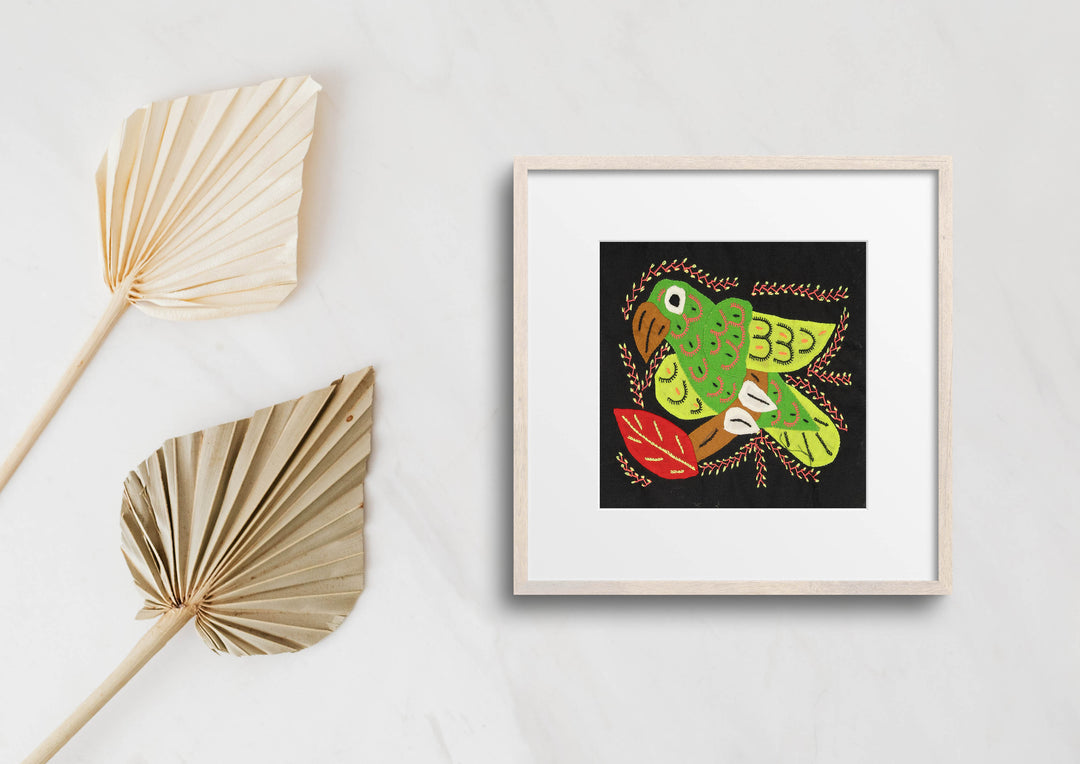 Multicolor Red Abd Green Bird Molita