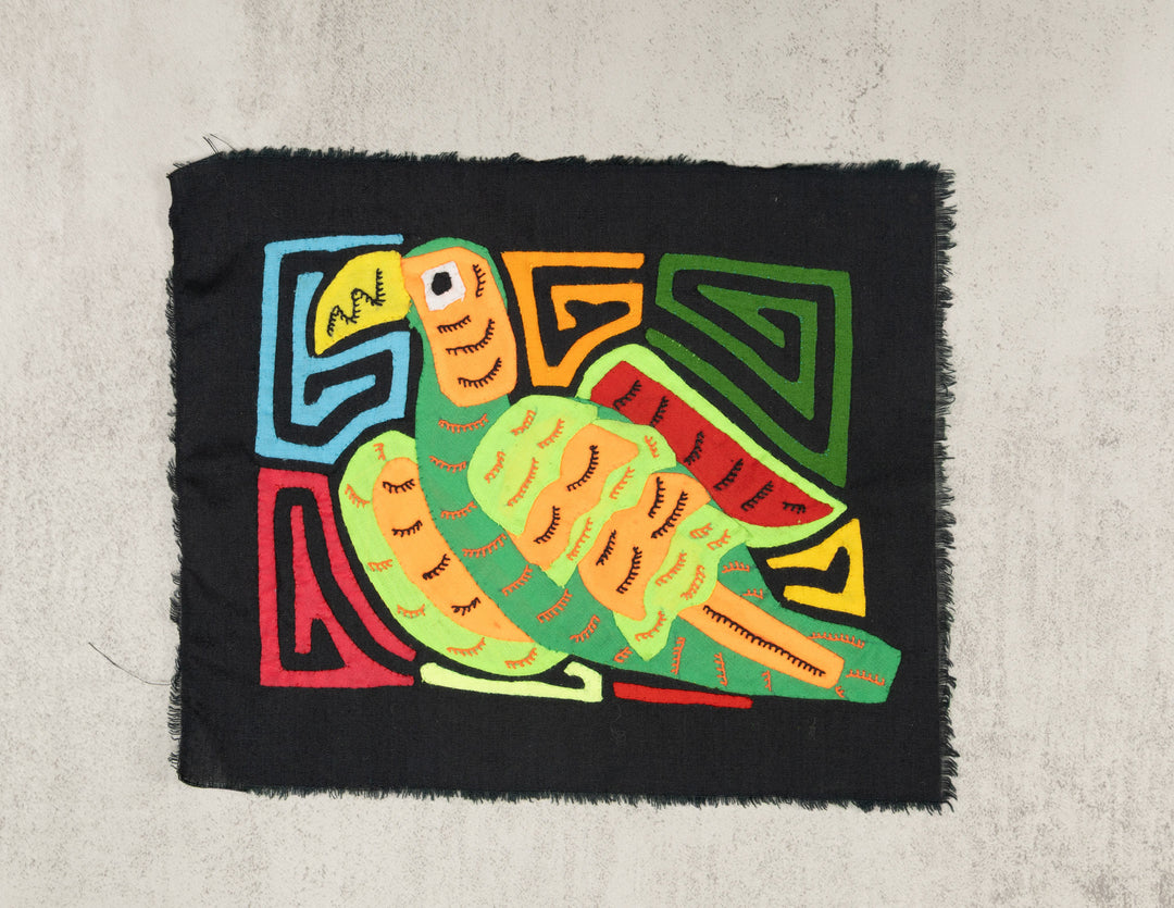 Multicolor Orange Red And Green Bird Molita