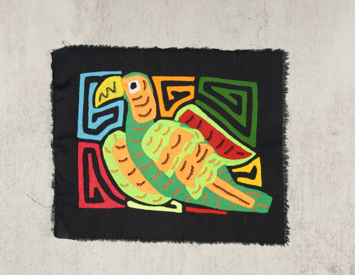 Multicolor Orange Red And Green Bird Molita