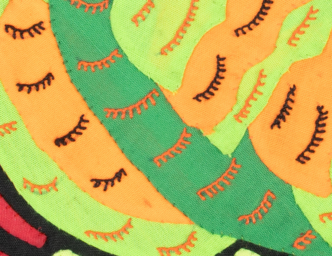 Multicolor Orange Red And Green Bird Molita