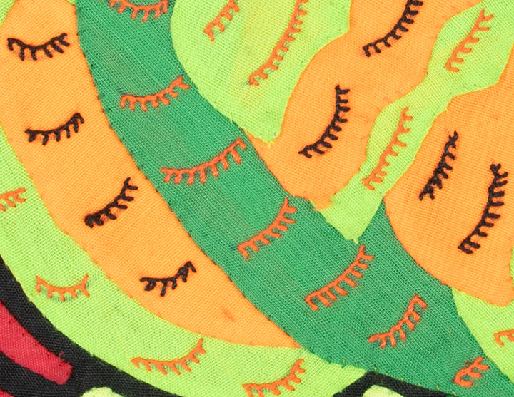 Multicolor Orange Red And Green Bird Molita