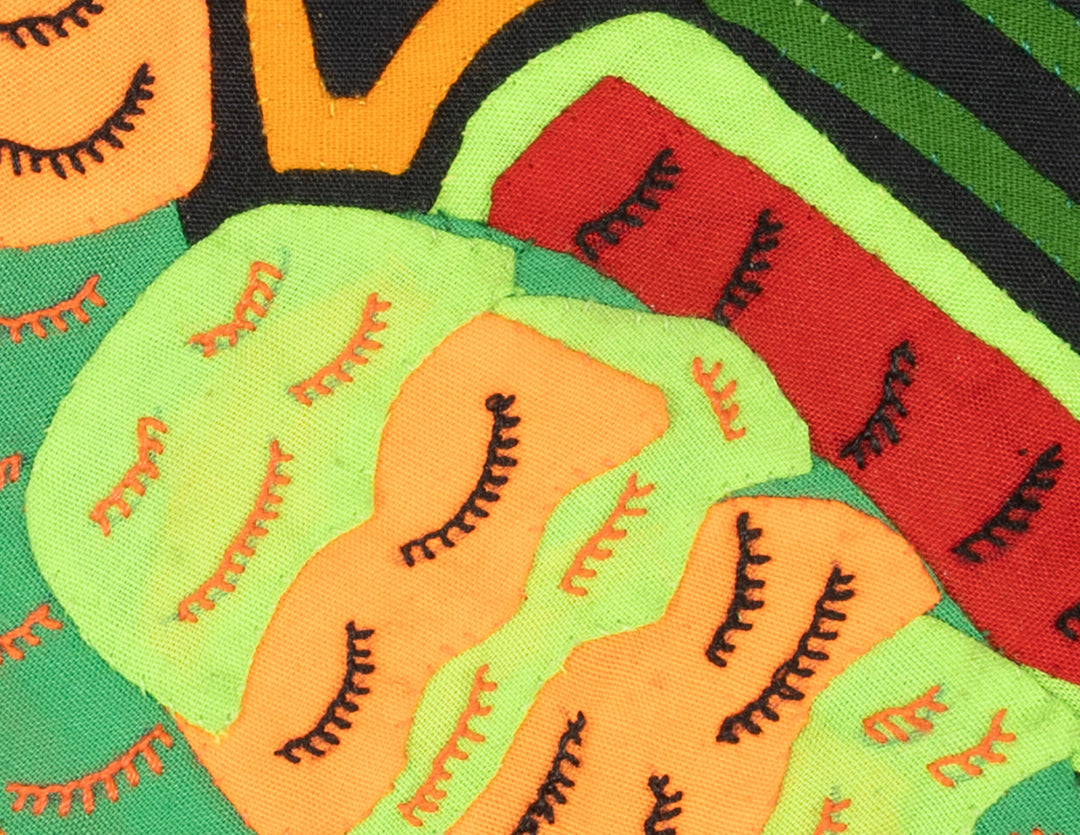 Multicolor Orange Red And Green Bird Molita