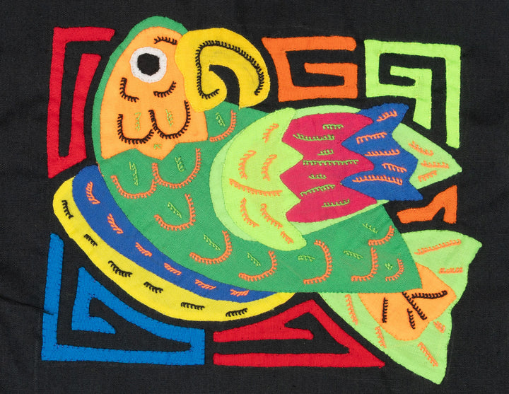 Multicolor Orange And Green Bird Molita