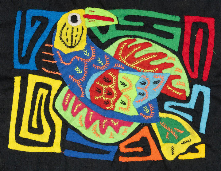 Multicolor Blue Red And Yellow Bird Molita