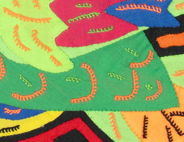 Multicolor Orange And Green Bird Molita