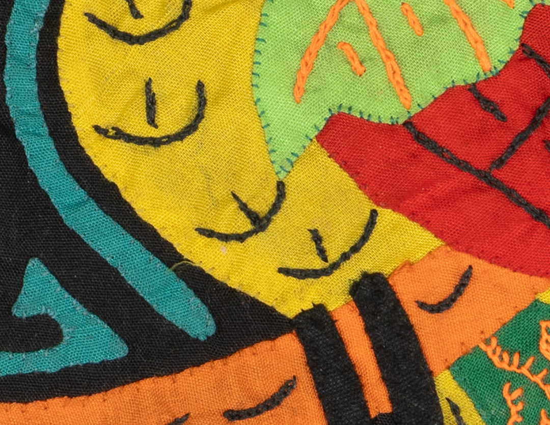 Multicolor Yellow Red And Brown Bird Molita