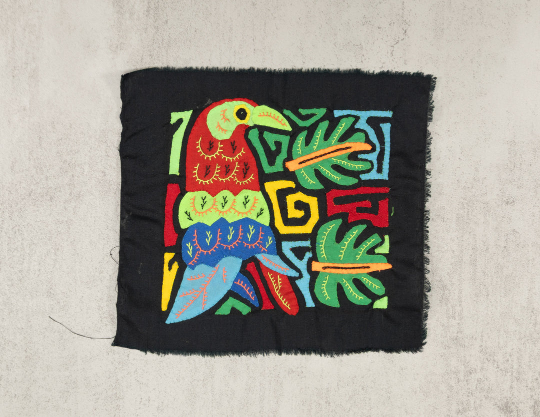 Multicolor Red Green And Blue Bird Molita