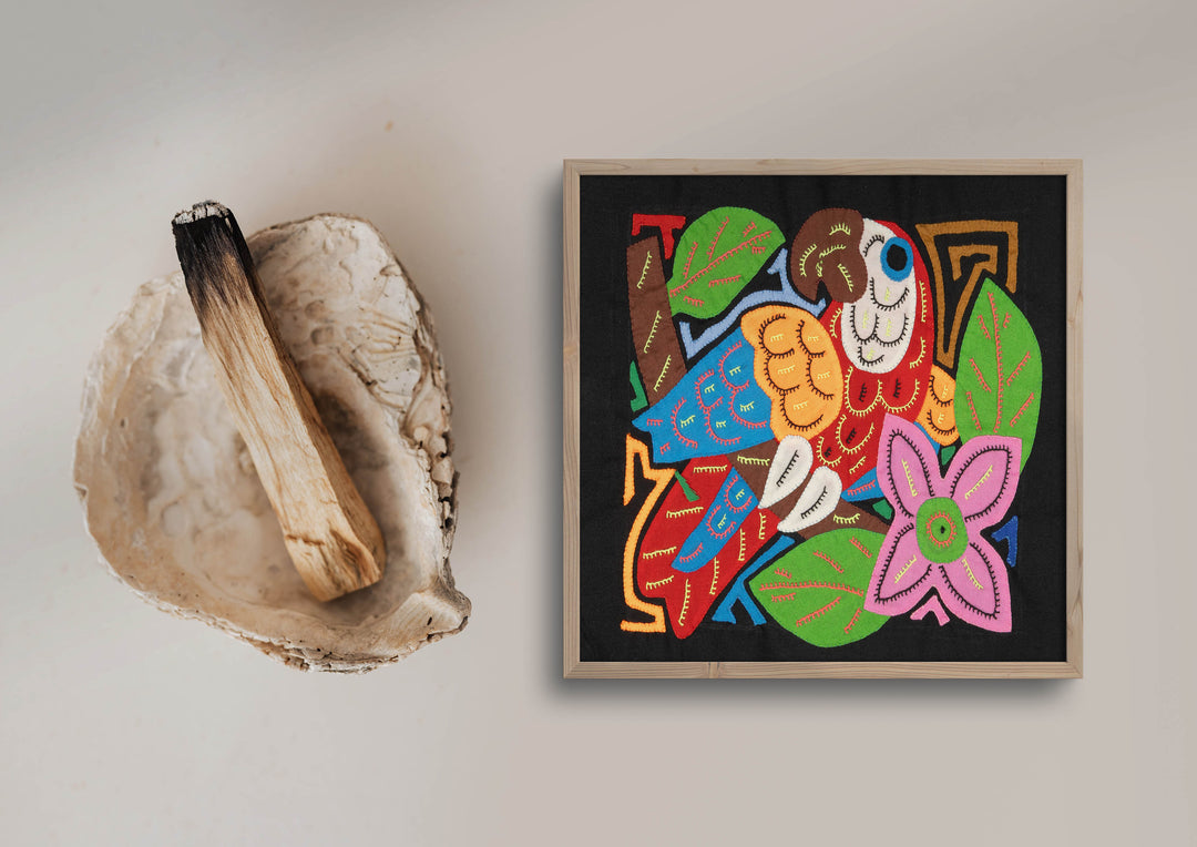 Multi-Color Parrot Bird Red And Blue Molita