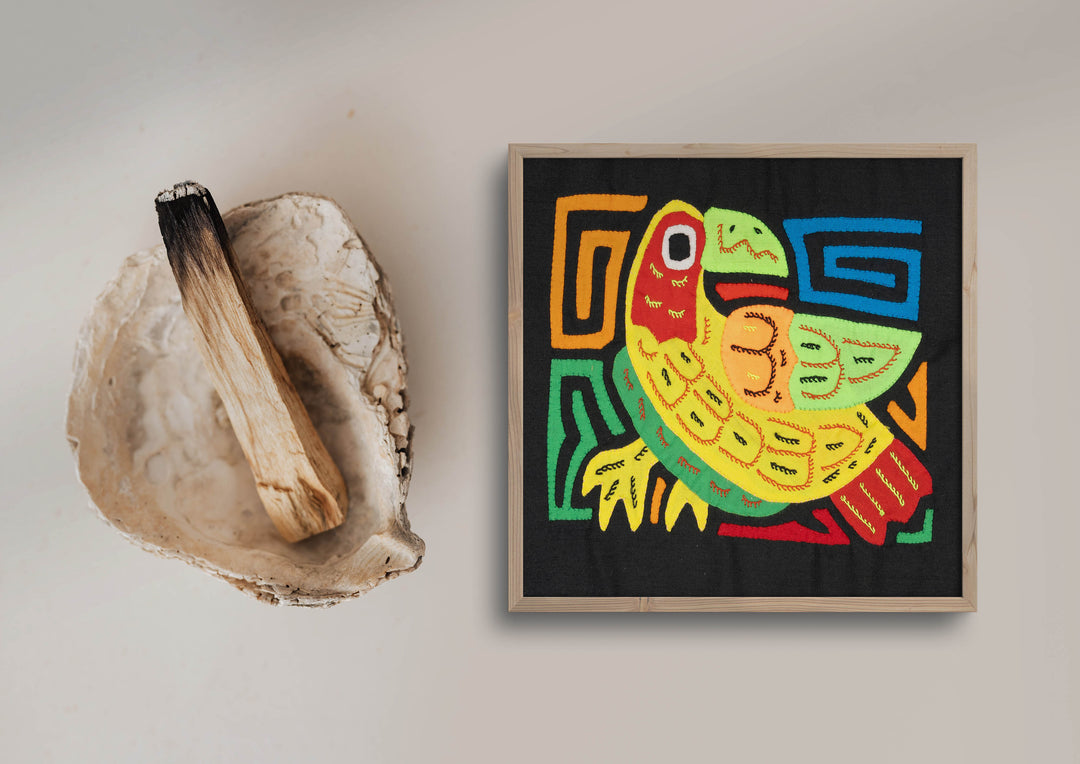 Multicolor Yellow Green And Red Bird Molita