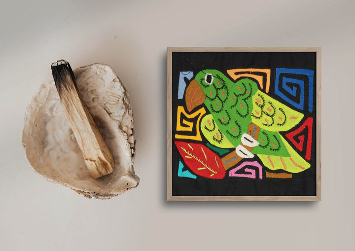 Multicolor Red And Green Bird Molita