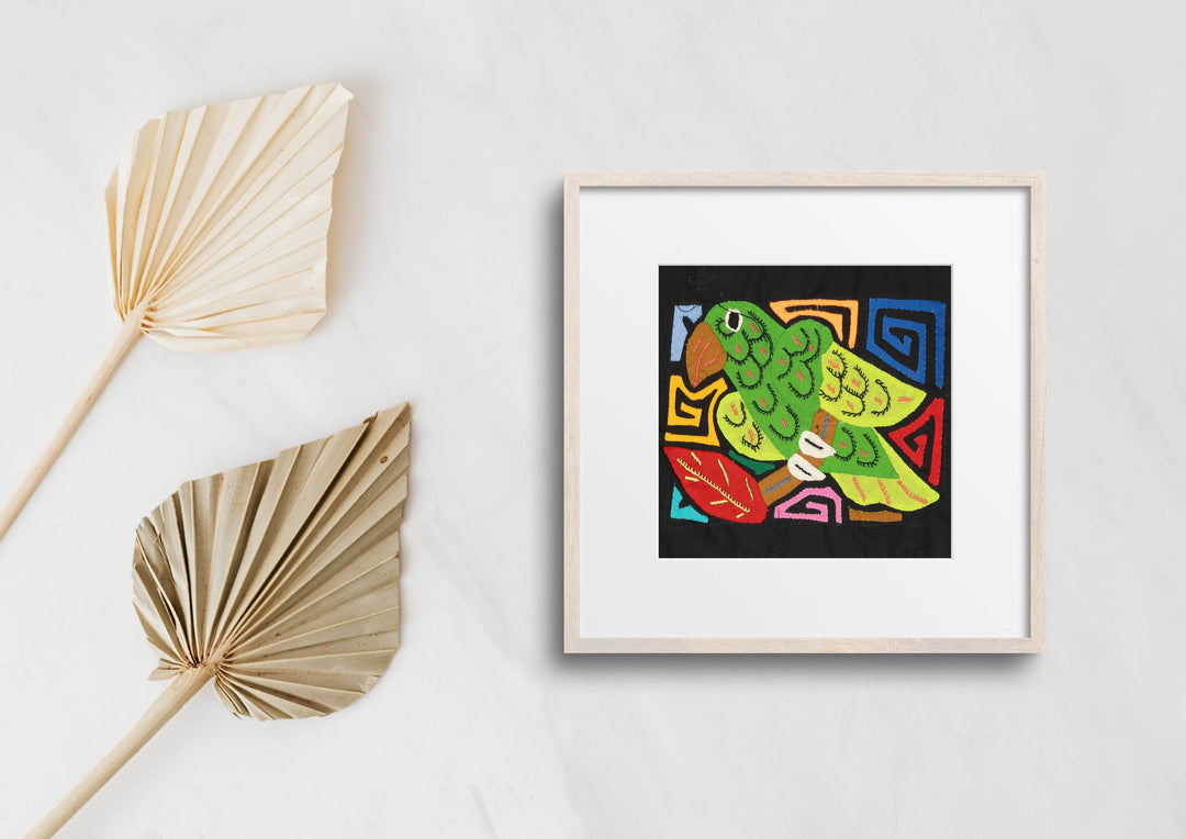 Multicolor Red And Green Bird Molita