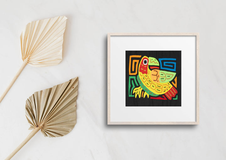 Multicolor Yellow Green And Red Bird Molita